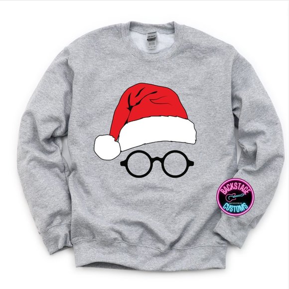 Backstage Customs Tops - 🪄Harry Potter Santa Hat Sweatshirt